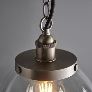 Pendant Light Endon Hansen Grand Silver Steel Glass 33cm E27 Dimmable 7 Pendant Light Endon Hansen Grand Silver Steel Glass 33cm E27 Dimmable small 7