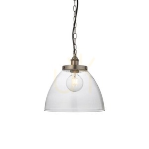 Pendant Light Endon Hansen Grand Silver Steel Glass 33cm E27 Dimmable 0 Pendant Light Endon Hansen Grand Silver Steel Glass 33cm E27 Dimmable small 0