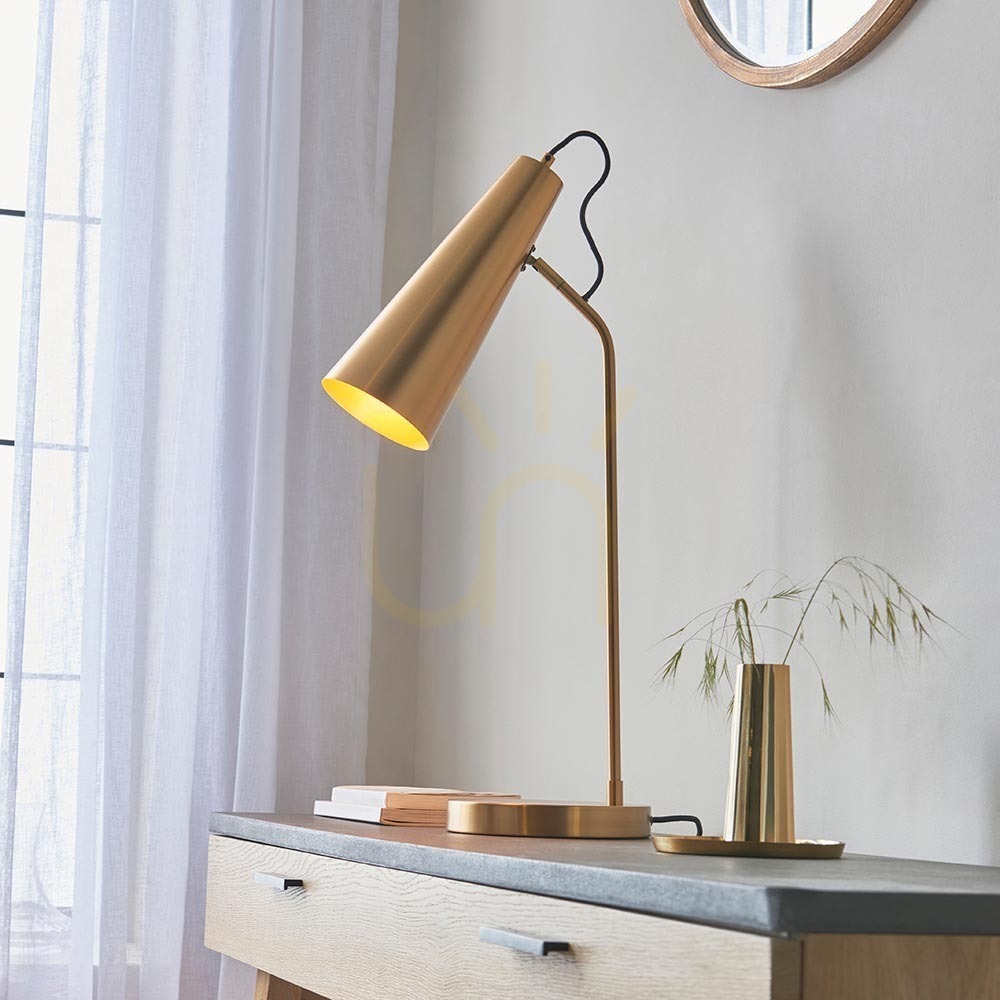 Show Karna New Brass Endon Table Lamp Karna New Brass Endon Table Lamp