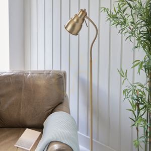Standing Lamp Endon Classic Flexi Brass Steel 163 cm GU10 small 4