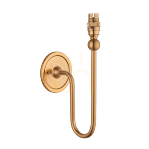 Brass Wall Light Endon Santiago Steel B22 Dimmable 1 Light 0 Brass Wall Light Endon Santiago Steel B22 Dimmable 1 Light small 0