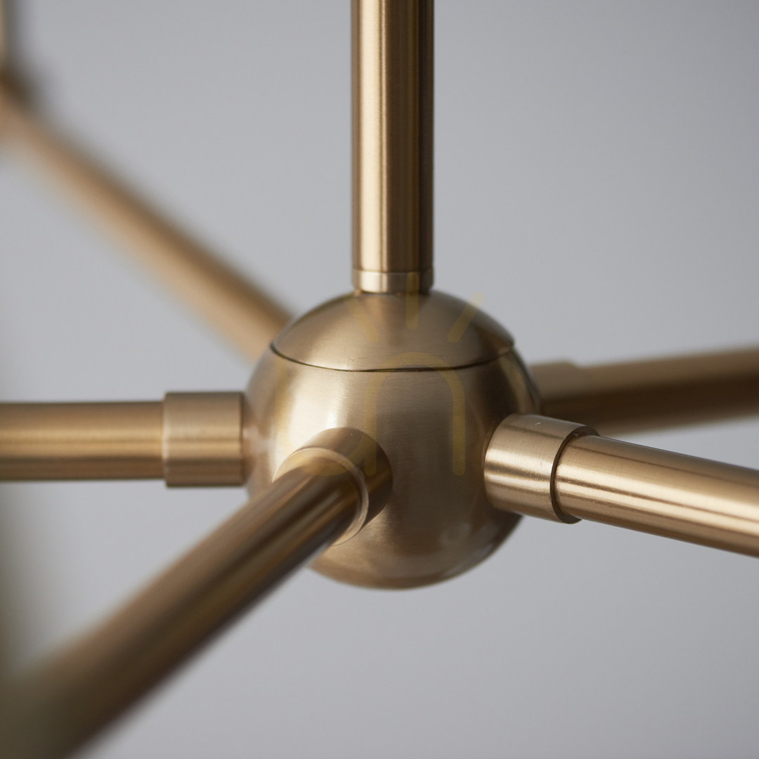 View Pendant Light Endon Santiago Brass 5-Light Steel 78.5cm Adjustable 207cm Pendant Light Endon Santiago Brass 5-Light Steel 78.5cm Adjustable 207cm