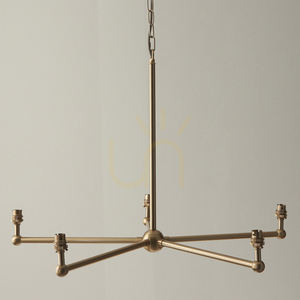 Pendant Light Endon Santiago Brass 5-Light Steel 78.5cm Adjustable 207cm 2 Pendant Light Endon Santiago Brass 5-Light Steel 78.5cm Adjustable 207cm small 2