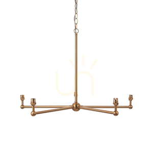 Pendant Light Endon Santiago Brass 5-Light Steel 78.5cm Adjustable 207cm 0 Pendant Light Endon Santiago Brass 5-Light Steel 78.5cm Adjustable 207cm small 0
