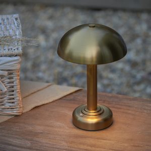 Endon Bridport Rechargeable LED Table Lamp 2 W Brass 27.7 cm 110455 small 1