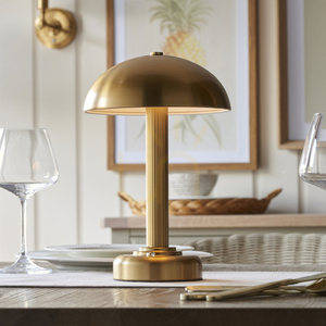 Endon Bridport Rechargeable LED Table Lamp 2 W Brass 27.7 cm 110455 small 2