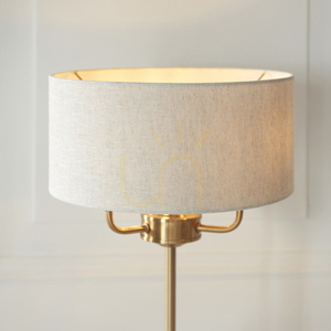 Highclere Brass Endon Table Lamp small 6
