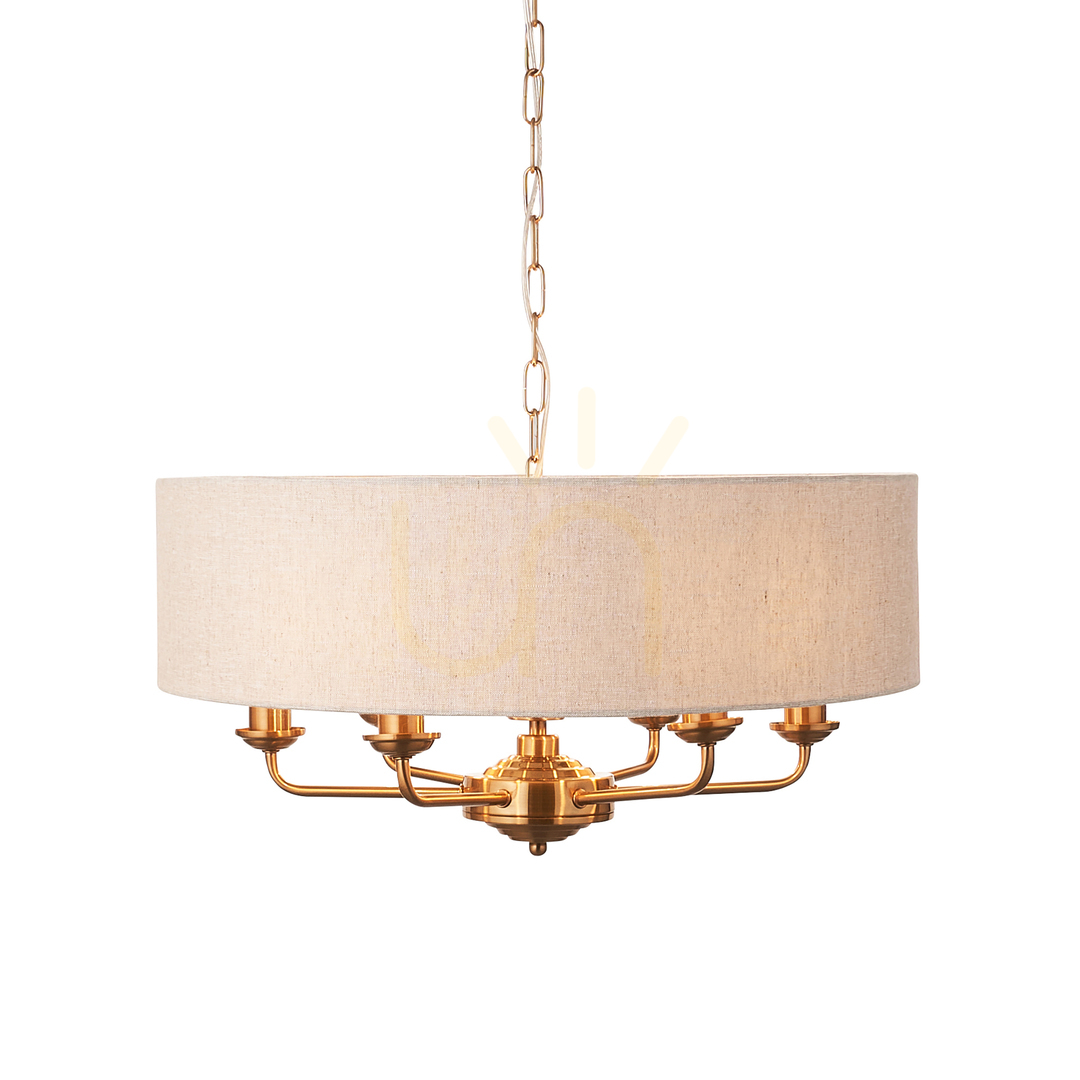 Highclere Brass Endon Pendelleuchte