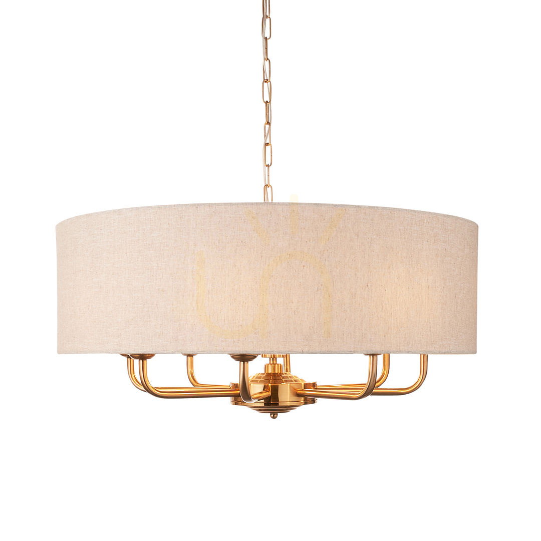 Highclere Brass Endon Pendelleuchte