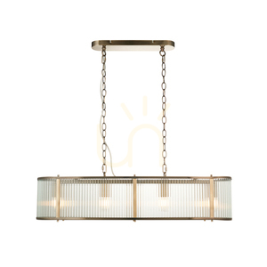 Ridgeton Brass Endon Pendant Lamp small 7