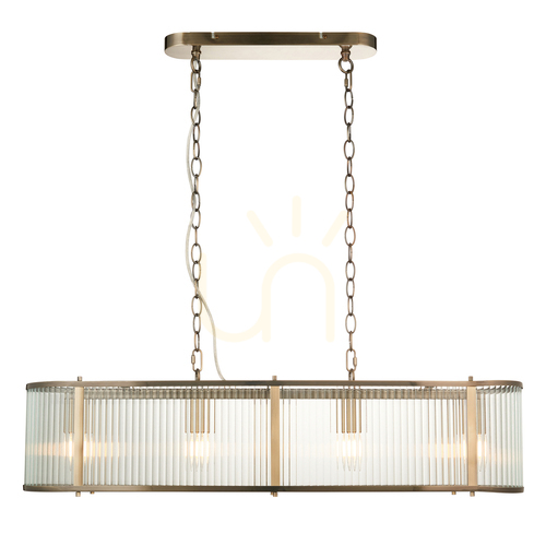 Check Ridgeton Brass Endon Pendant Lamp
