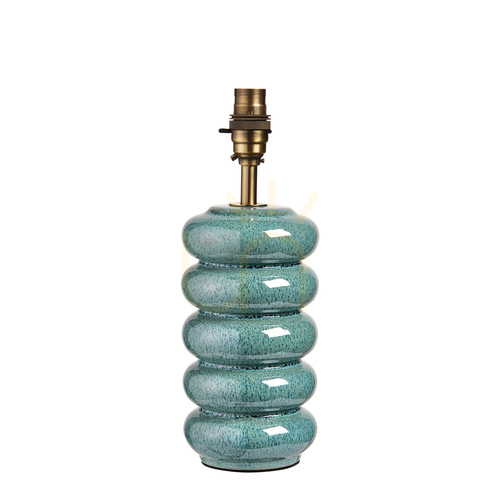 Check Table Lamp Endon Squash Brass Ceramic and Steel 29 cm