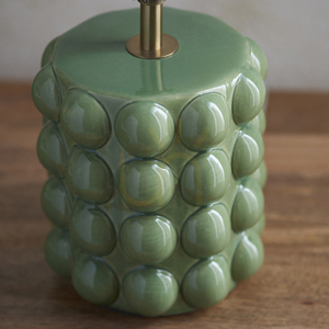 Endon Brass Ceramic Table Lamp 24cm 1 Light B22 small 2