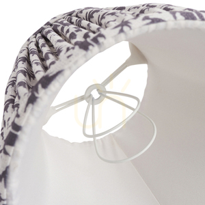 Lampshade Endon Leaf Pearl Grey Fabric 16 cm E14 3 Lampshade Endon Leaf Pearl Grey Fabric 16 cm E14 small 3