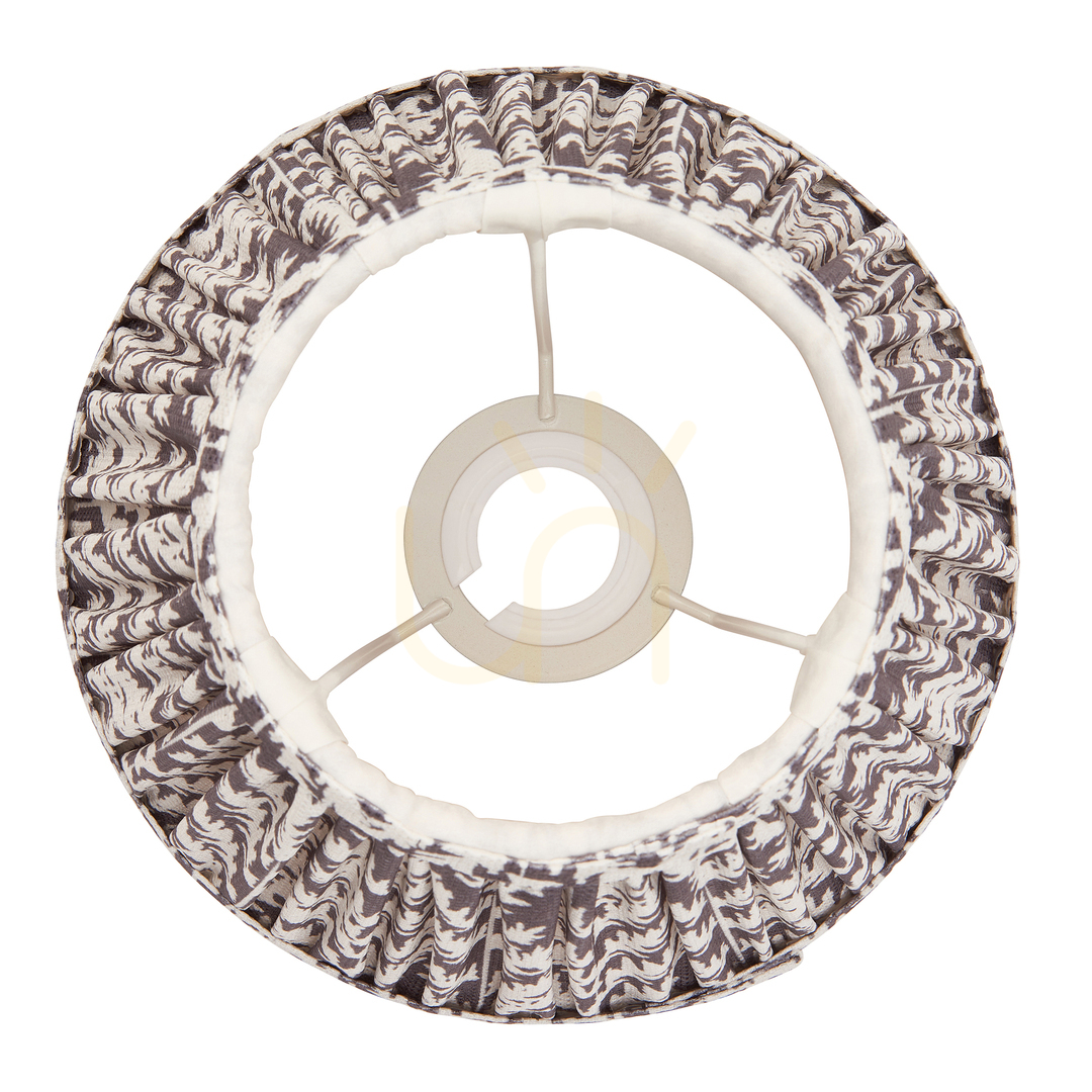 Display Lampshade Endon Leaf Pearl Grey Fabric 20 cm Lampshade Endon Leaf Pearl Grey Fabric 20 cm