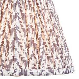 Leaf grey Endon lampshade small 1