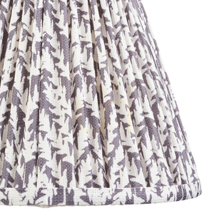 Leaf grey Endon lampshade small 2
