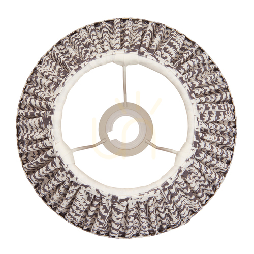 Check Leaf grey Endon lampshade