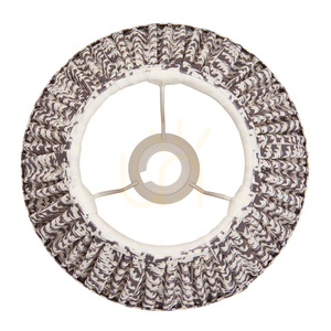 Leaf grey Endon lampshade small 3