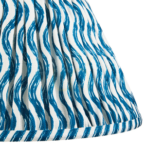Endon Ripple 111303 pleated lampshade Marlin Blue Ø30 cm E27/B22 small 2