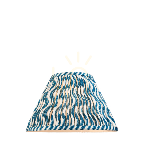 Check Ripple Blue Endon lampshade