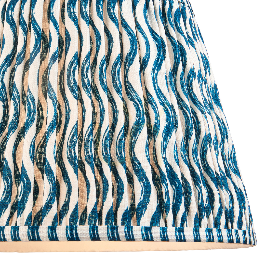 View Ripple Blue Endon lampshade Ripple Blue Endon lampshade