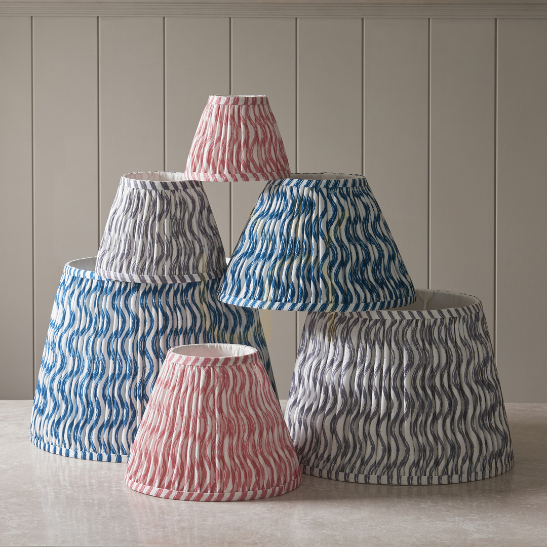 Check Ripple Blue Endon lampshade Ripple Blue Endon lampshade