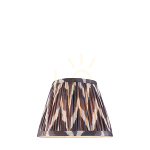 Lampshade Endon Zigzag Grey Fabric 20 cm small 0