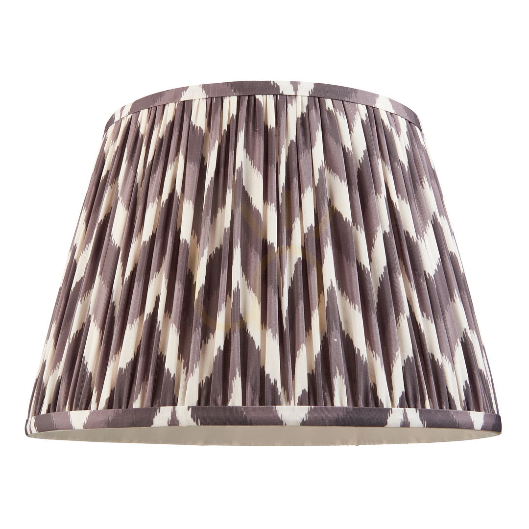 Show Lampshade Endon Zigzag Grey Fabric Pearl Grey 35 cm Lampshade Endon Zigzag Grey Fabric Pearl Grey 35 cm