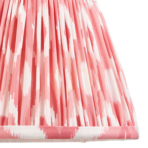 Lampshade Endon Ikat Coral Pink Fabric 20 cm small 2