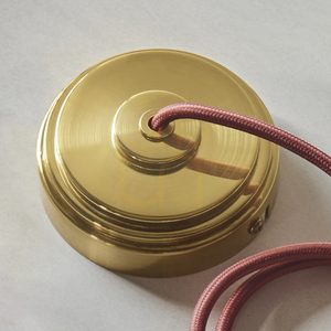 Endon Eltham Aged Brass Pendant Light Cable Set B22 111512 small 1