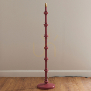 Standing Lamp Endon Carnaby Pink Wood Steel Brass 138 cm 1 Standing Lamp Endon Carnaby Pink Wood Steel Brass 138 cm small 1