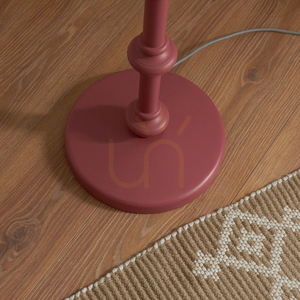 Standing Lamp Endon Carnaby Pink Wood Steel Brass 138 cm 4 Standing Lamp Endon Carnaby Pink Wood Steel Brass 138 cm small 4