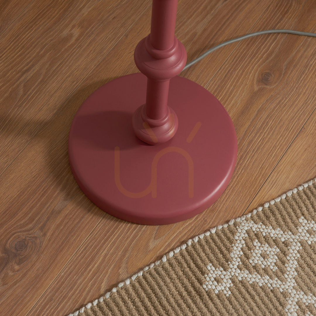 Show Standing Lamp Endon Carnaby Pink Wood Steel Brass 138 cm Standing Lamp Endon Carnaby Pink Wood Steel Brass 138 cm