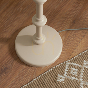Endon White Wooden Floor Lamp 138 cm B22 1 Light 4 Endon White Wooden Floor Lamp 138 cm B22 1 Light small 4