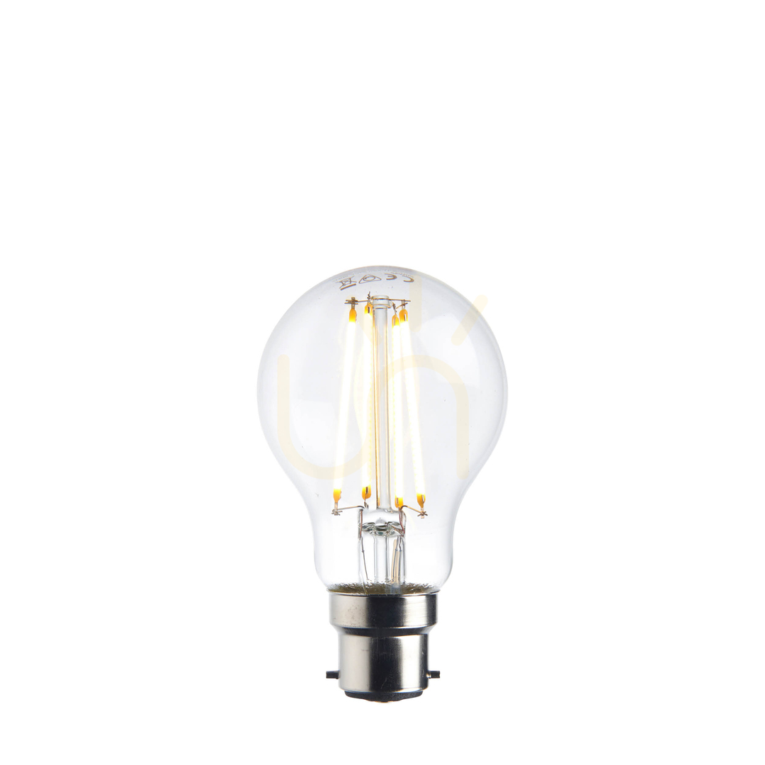 Check B22 LED filament GLS transparent glass bulb Endon B22 LED filament GLS transparent glass bulb Endon