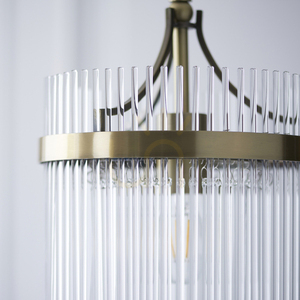Pendant Light Endon Marietta Brass Glass E27 Dimmable 23 cm small 7