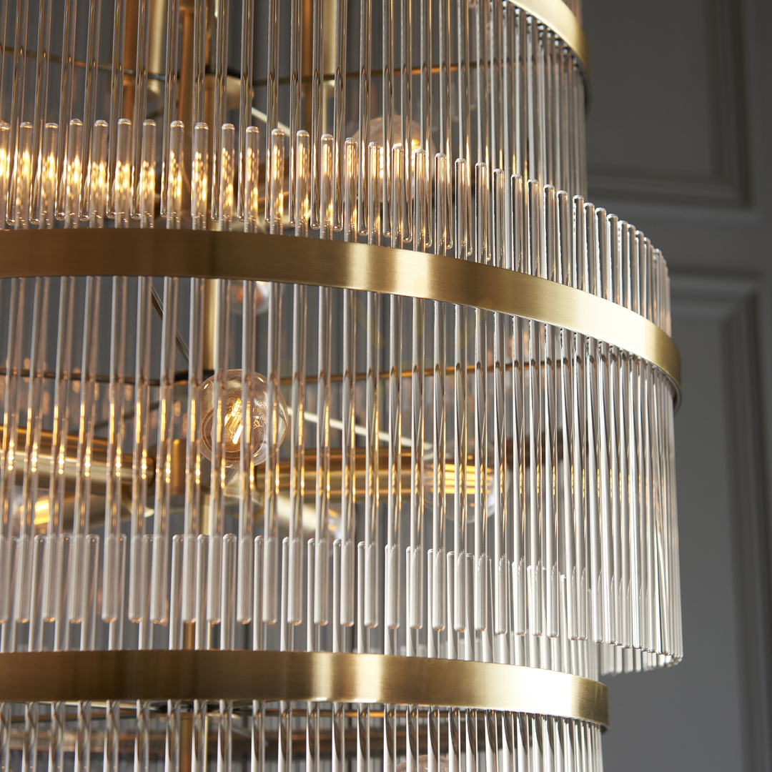 Preview Marietta Grand Brass Endon Pendant Lamp Marietta Grand Brass Endon Pendant Lamp