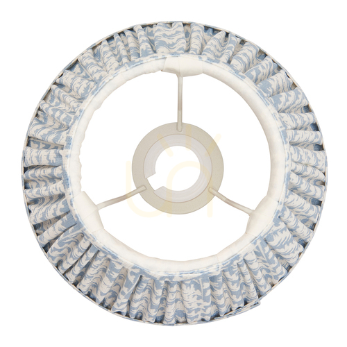 Check Leaf Blue Endon lampshade