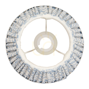 Lampshade Endon Shell Bay Blue Fabric 20 cm small 3