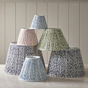 Lampshade Endon Shell Bay Blue Fabric 20 cm small 5