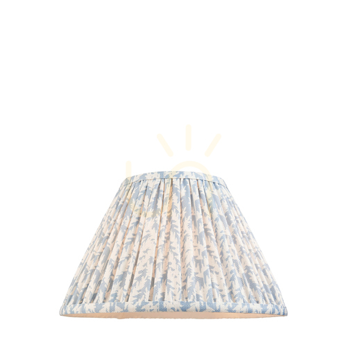 Check Leaf Blue Endon lampshade