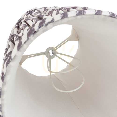 Check Ripple grey Endon lampshade