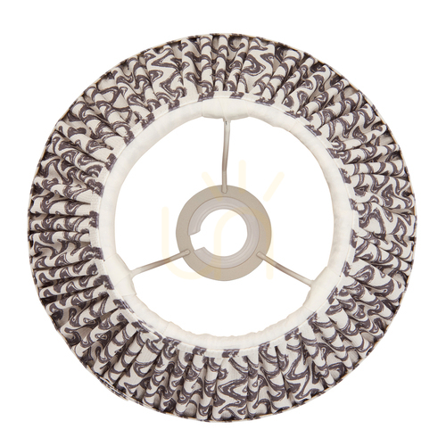 Check Ripple grey Endon lampshade