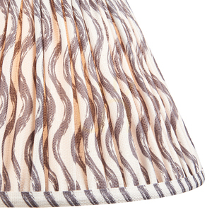 Ripple grey Endon lampshade small 1