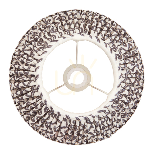 Check Ripple grey Endon lampshade