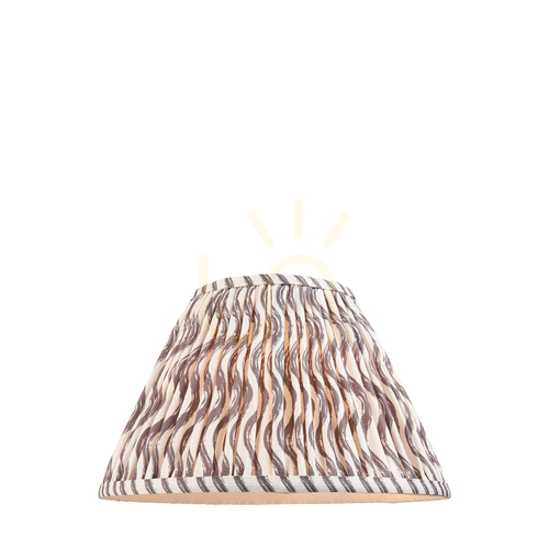 Check Ripple grey Endon lampshade