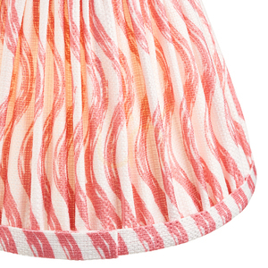 Endon Coral Pink Fabric Lampshade 16 cm small 1