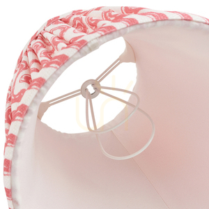 Endon Coral Pink Fabric Lampshade 16 cm small 3