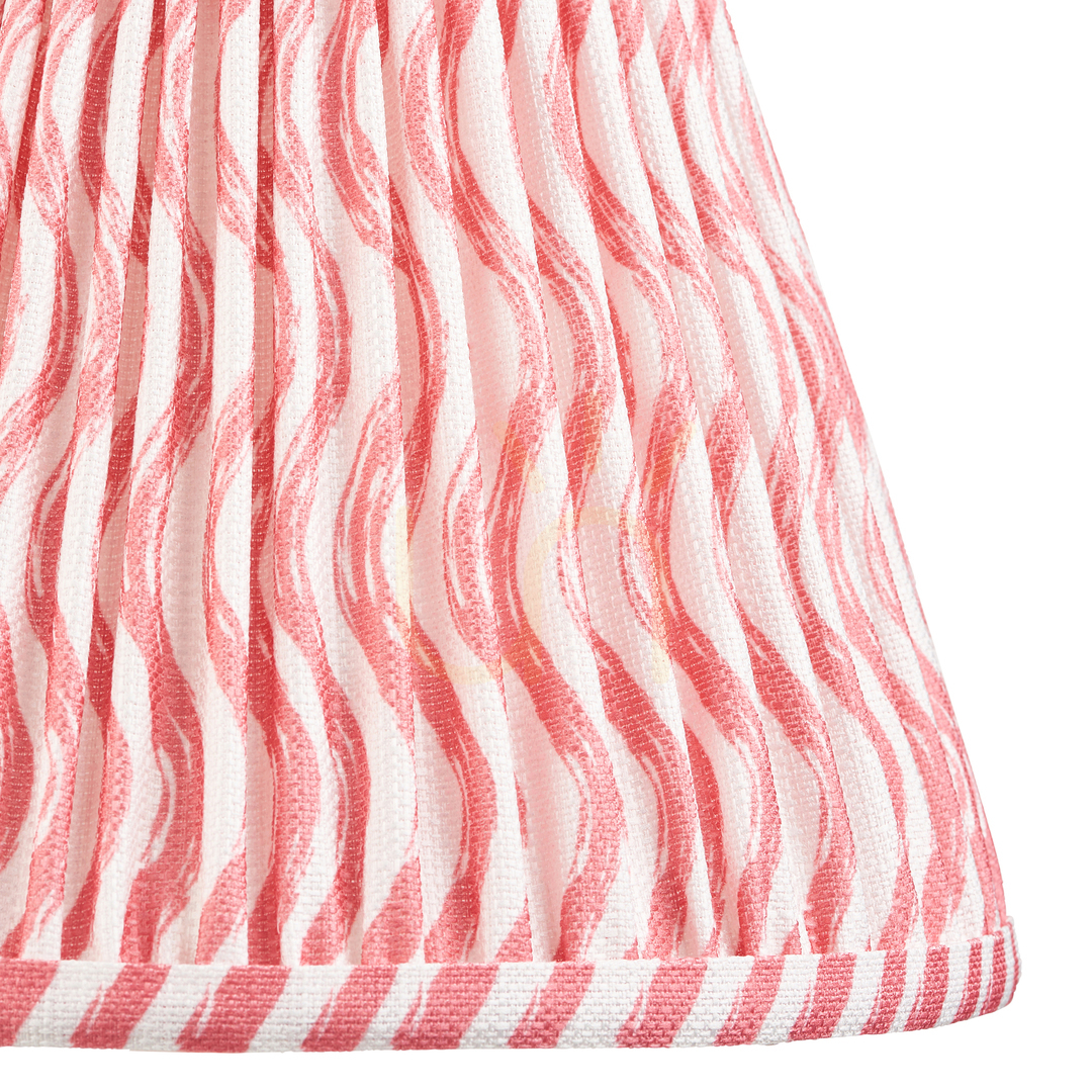 Preview Lampshade Endon Ripple Coral Pink Fabric 25cm Lampshade Endon Ripple Coral Pink Fabric 25cm